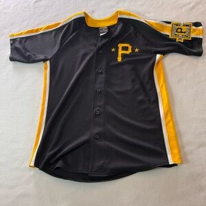 Cooperstown Collection Roberto Clemente Pittsburgh Pirates Jersey 1960 WS Patch